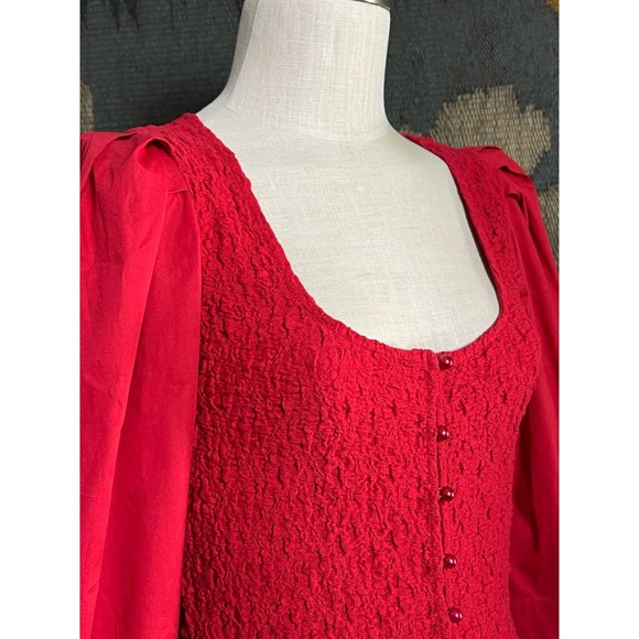 Anthropologie Smocked Cardigan M - Picture 2 of 16